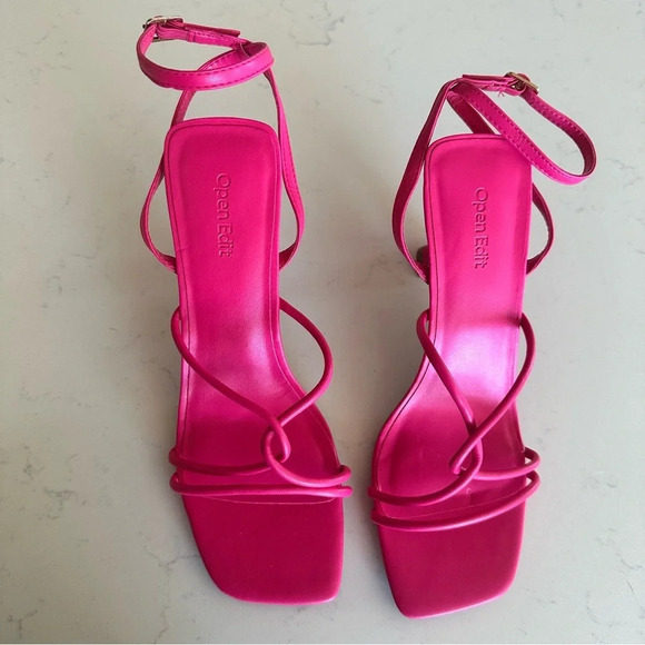 Open edit Rachel Sandal in hot pink Size: 9 - Picture 2 of 7